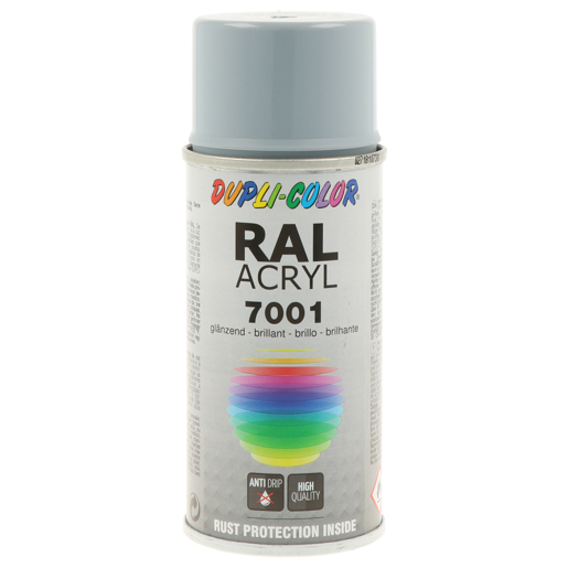 Dupli Color RAL-Acryl-Spray glz 150 ml 626807 RAL 7001 silbergrau